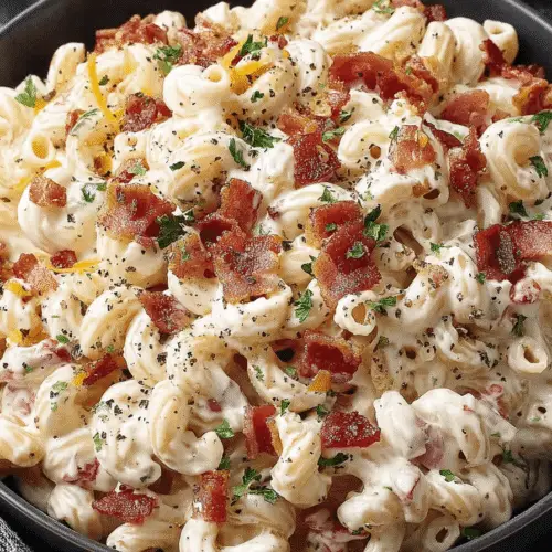 Bacon Cheddar Ranch Pasta Salad Recipe