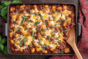 Bolognese Gnocchi Bake