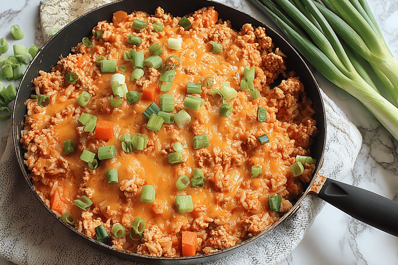 Buffalo Chicken And Rice Skillet Recipe