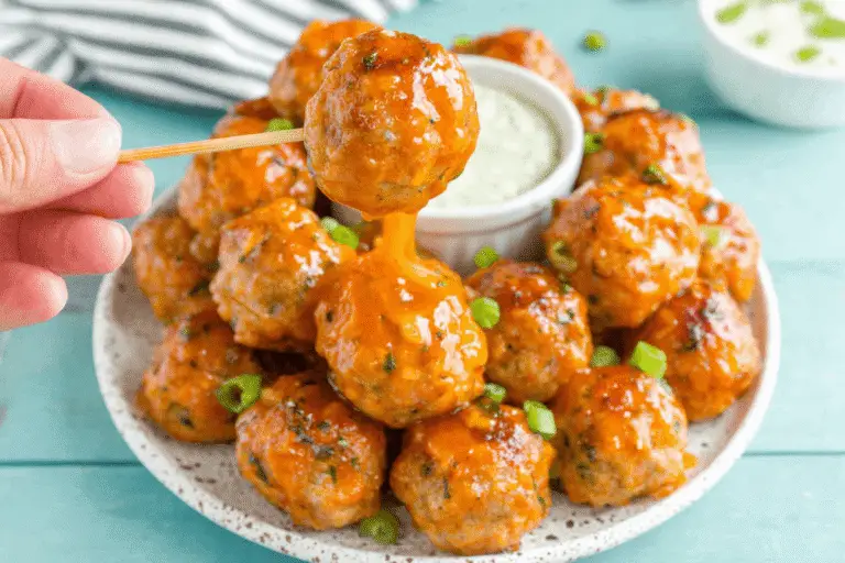 Buffalo Chicken Meatballs Recipe