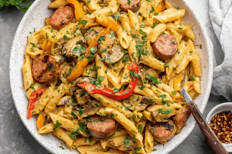Cajun Creamy Pasta Delight Recipe
