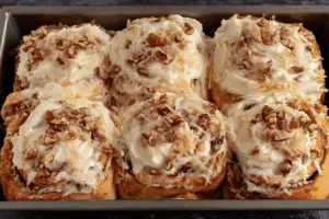 Carrot Cake Cinnamon Rolls