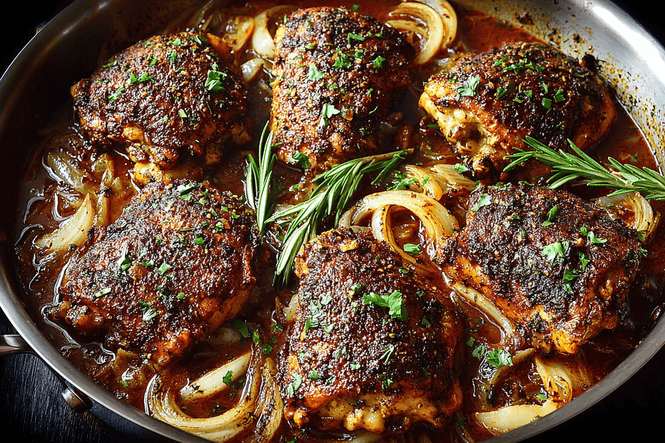 Catalina Braised Chicken Thighs Recipe