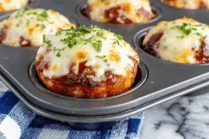 Cheesy Chicken Muffins