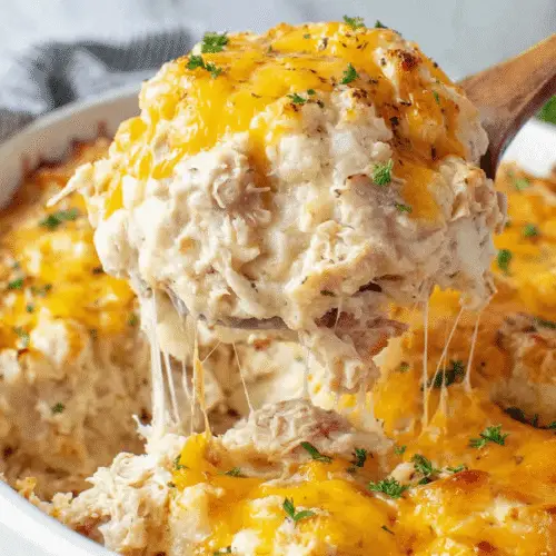 Cheesy Chicken and Cauliflower Casserole Recipe