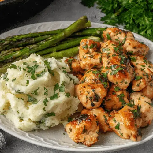 Chicken Garlic Butter Bites Recipe