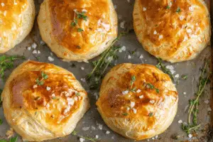 Chicken Wellington with Dijon Cream Sauce