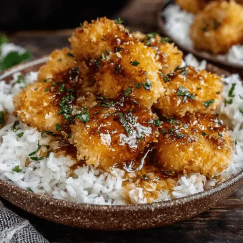 Coconut Chicken with Peach Sauce Recipe