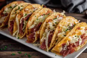 Corned Beef and Potato Tacos