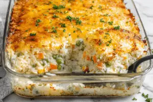 Creamy Chicken And Rice Casserole