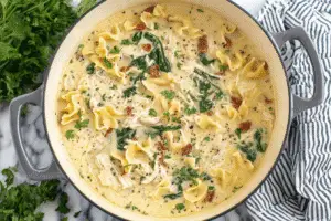 Creamy Chicken Lasagna Soup