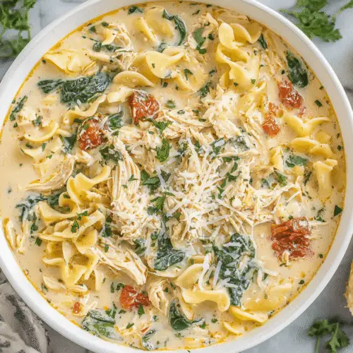 Creamy Chicken Lasagna Soup Recipe
