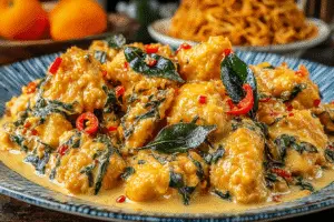 Creamy Crispy Singapore Butter Chicken