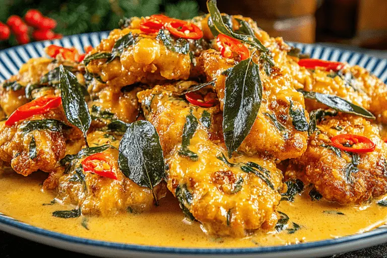 Creamy Crispy Singapore Butter Chicken Recipe