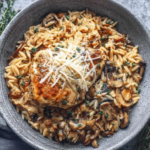 Creamy Italian Chicken and Orzo Recipe
