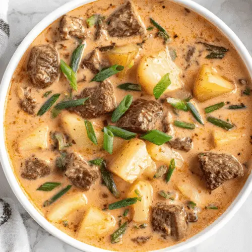 Creamy Steak And Potato Soup Recipe