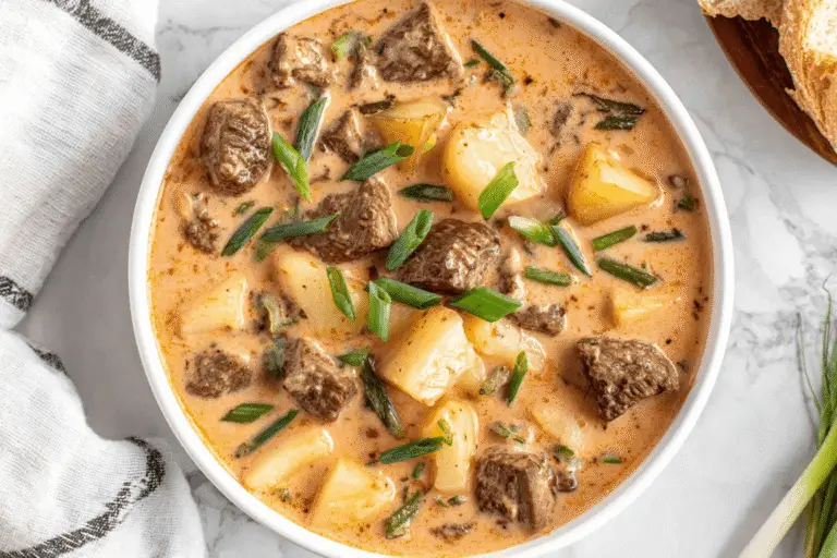 Creamy Steak And Potato Soup Recipe