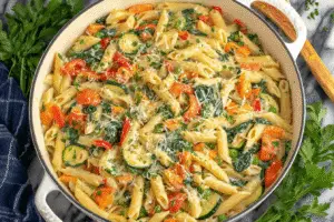 Creamy Vegetable Penne Pasta