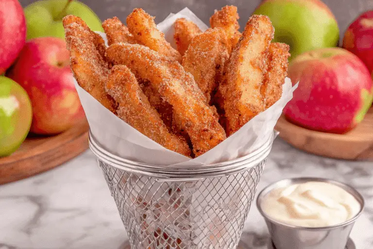 Crispy Apple Fries with Sweet Dip Recipe