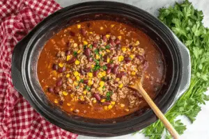 Crock Pot Taco Rice Soup