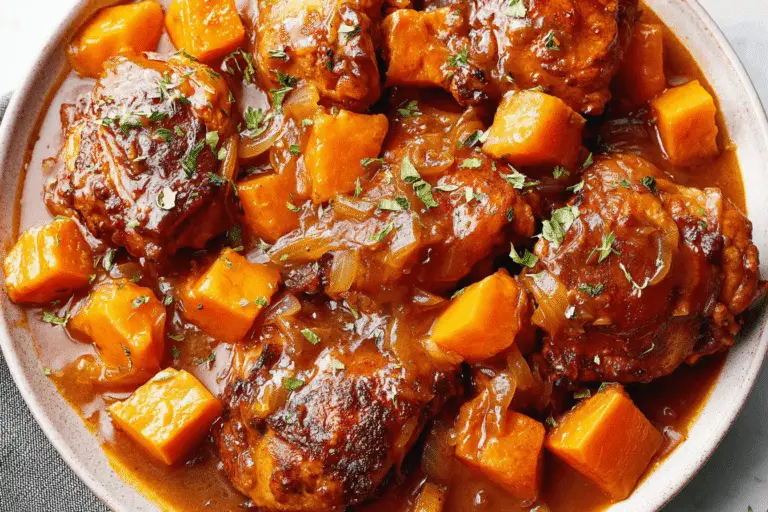 Crockpot Chicken And Sweet Potatoes Recipe