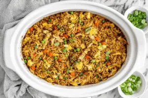 Crockpot Chicken Fried Rice