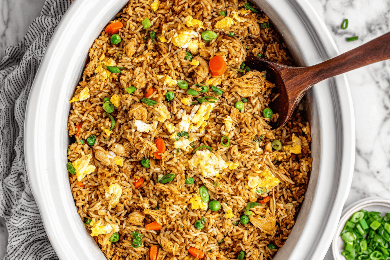 Crockpot Chicken Fried Rice Recipe