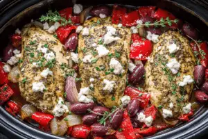 Crockpot Greek Chicken
