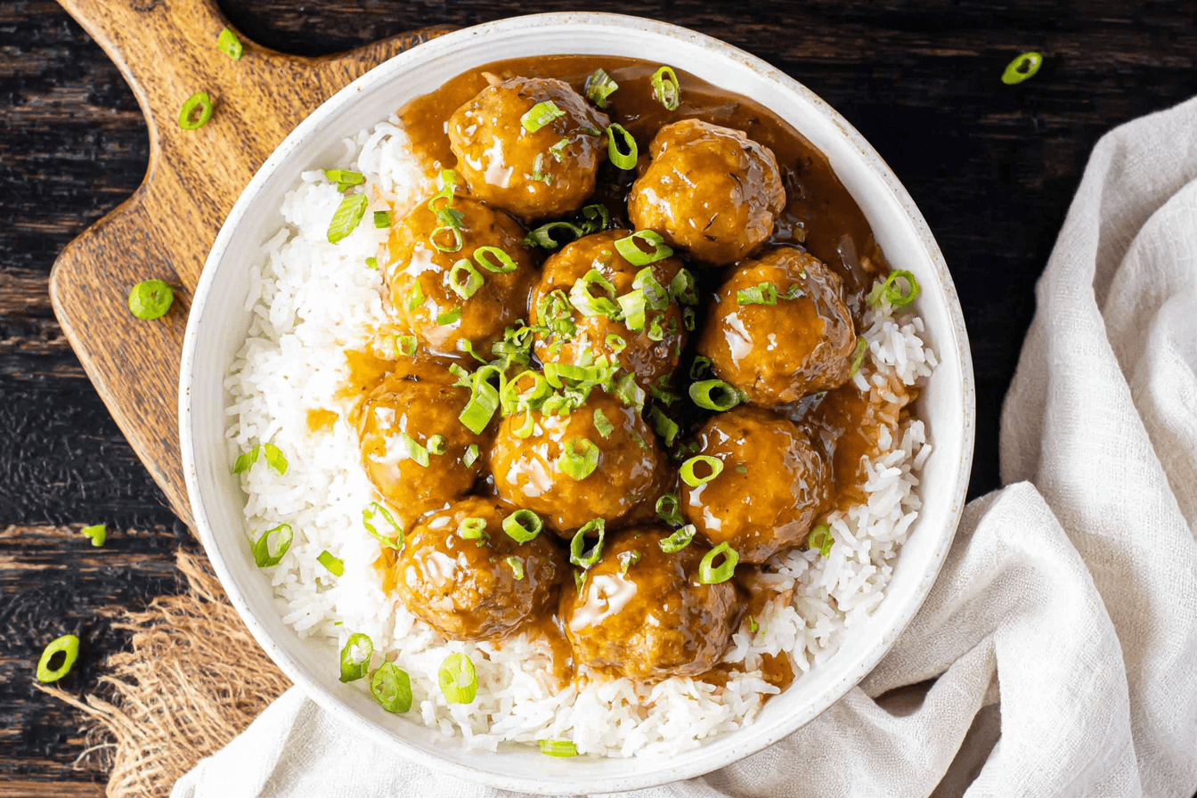Crockpot Orange Meatballs Recipe