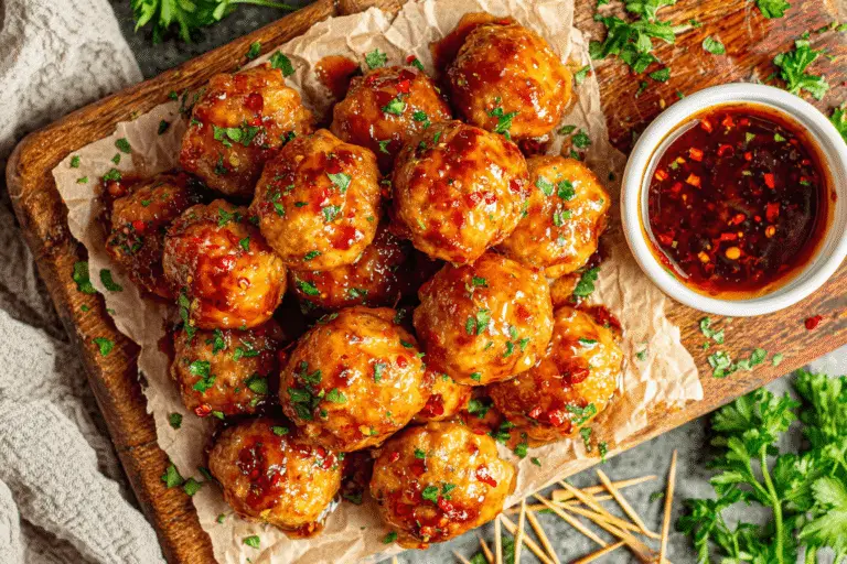 Easy Firecracker Chicken Meatballs Recipe