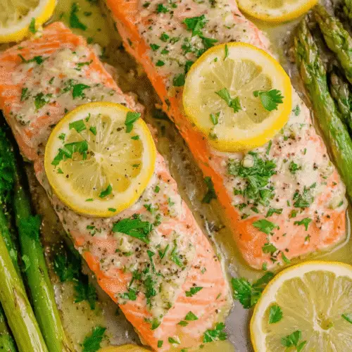 Easy Sheet Pan Salmon And Asparagus Recipe