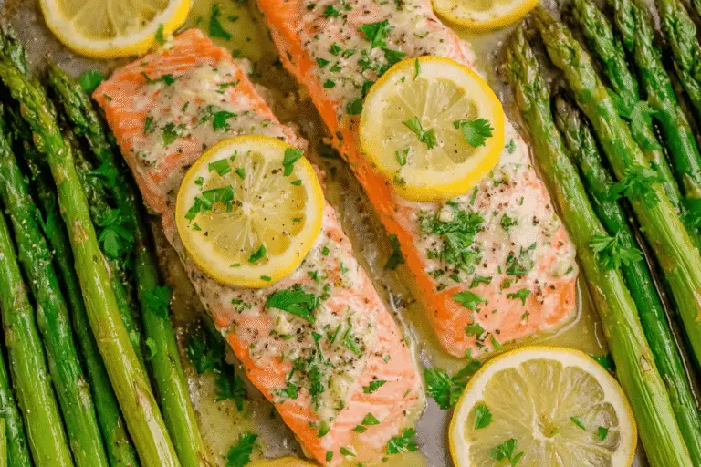 Easy Sheet Pan Salmon And Asparagus Recipe