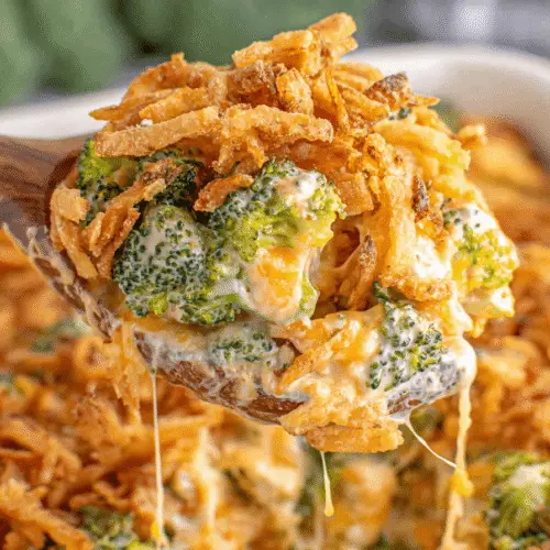 French Onion Broccoli Cheese Casserole Recipe