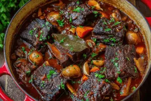 French Style Braised Short Ribs