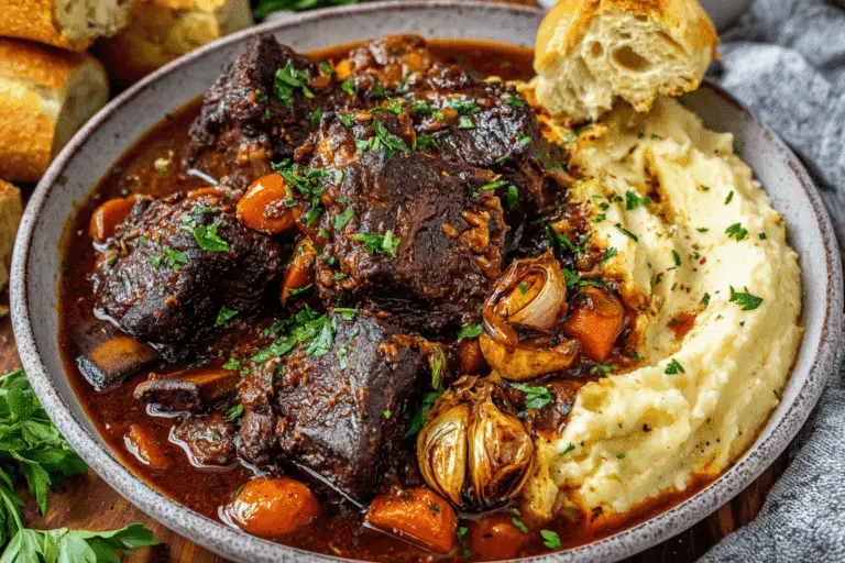 French Style Braised Short Ribs Recipe