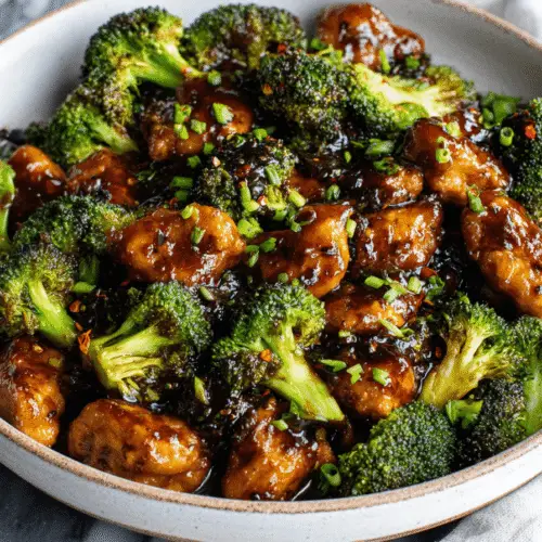 General Tso's Chicken with Broccoli Recipe