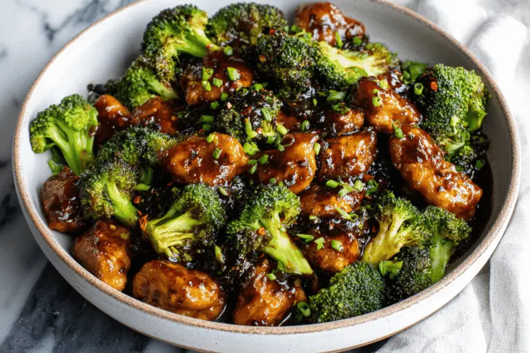 General Tso's Chicken with Broccoli Recipe