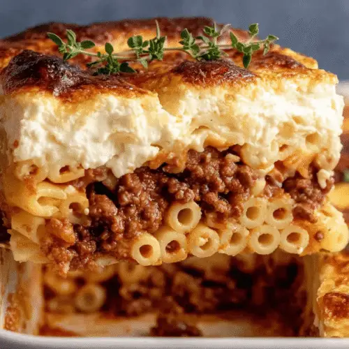Greek Pastitsio Dish Recipe