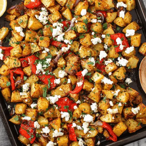 Greek Roasted Potato and Pepper Delight Recipe