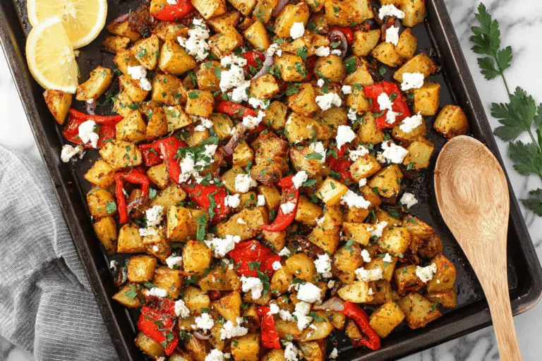 Greek Roasted Potato and Pepper Delight Recipe