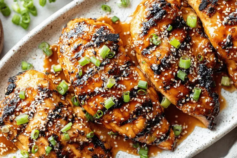 Grilled Chicken with Sweet Soy Marinade Recipe