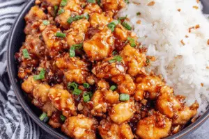 Ground Orange Chicken