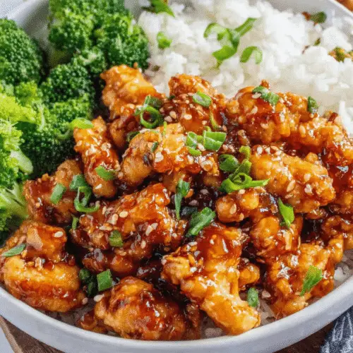 Ground Orange Chicken Recipe