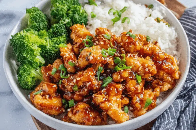 Ground Orange Chicken Recipe