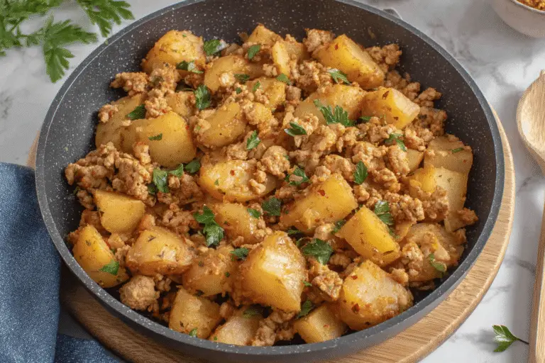 Ground Turkey With Potatoes Recipe