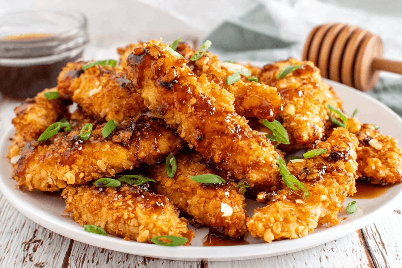 Honey Garlic Chicken Tenders Recipe