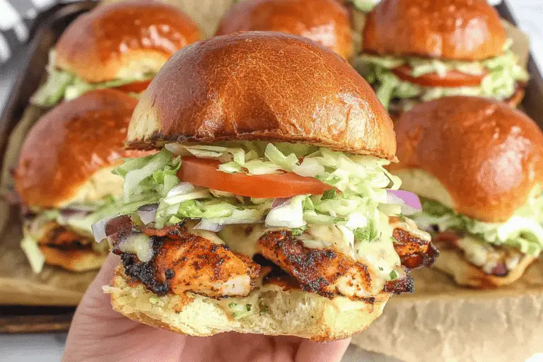Honey Mustard Chicken BLT Sliders Recipe