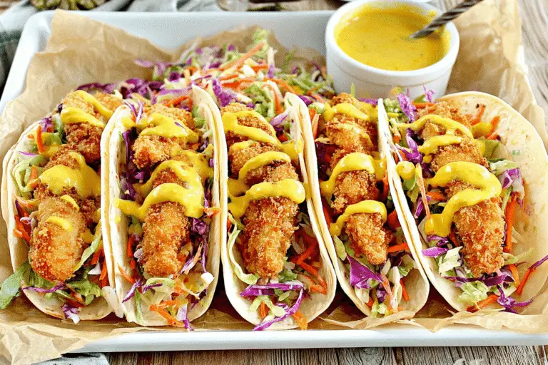 Honey Mustard Chicken Tacos Recipe