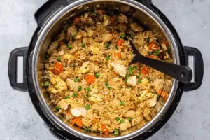 Instant Pot Chicken Fried Rice