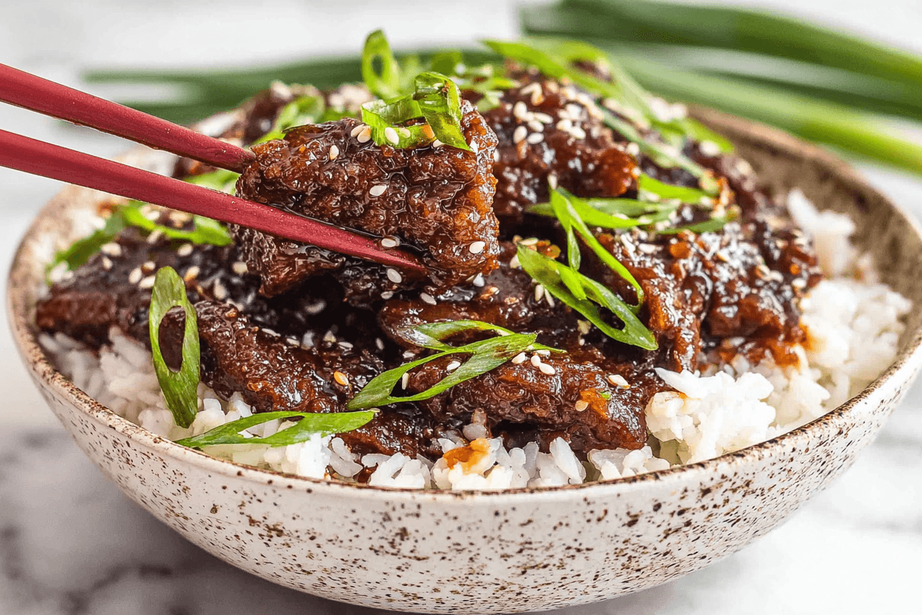 Instant Pot Mongolian Beef Recipe